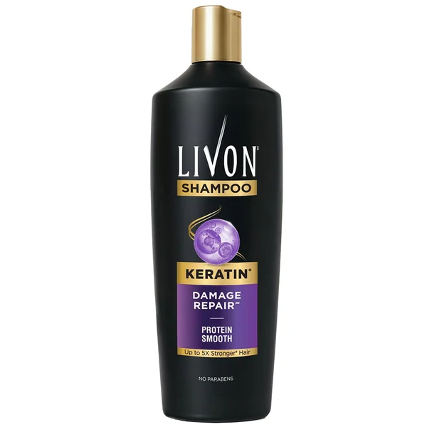 Livon Keratin Damage Repair Shampoo, 340 ml