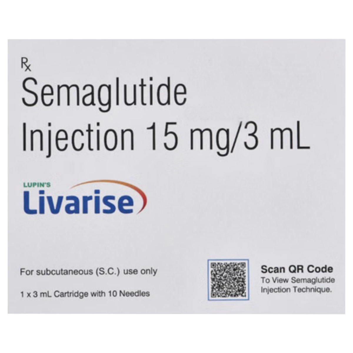 Livarise 15 mg Cartridge Injection 3 ml Livarise 15 mg Cartridge Injection 3 ml