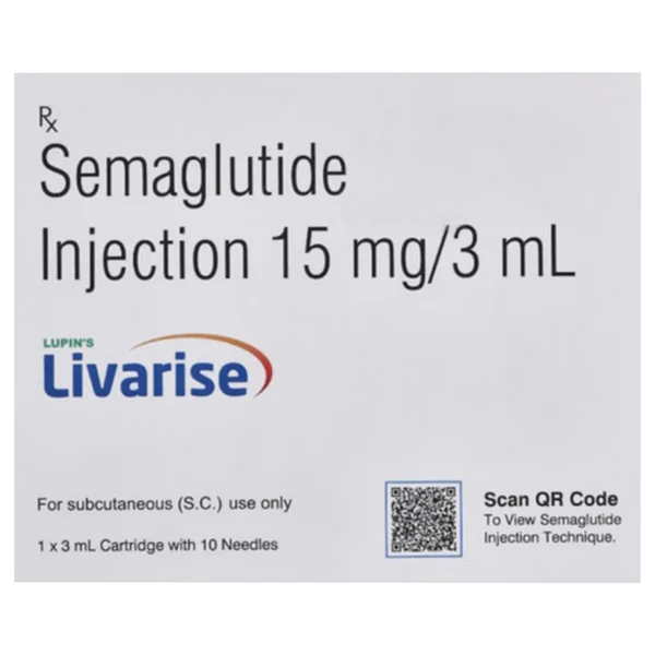 Livarise 15 mg Cartridge Injection 3 ml