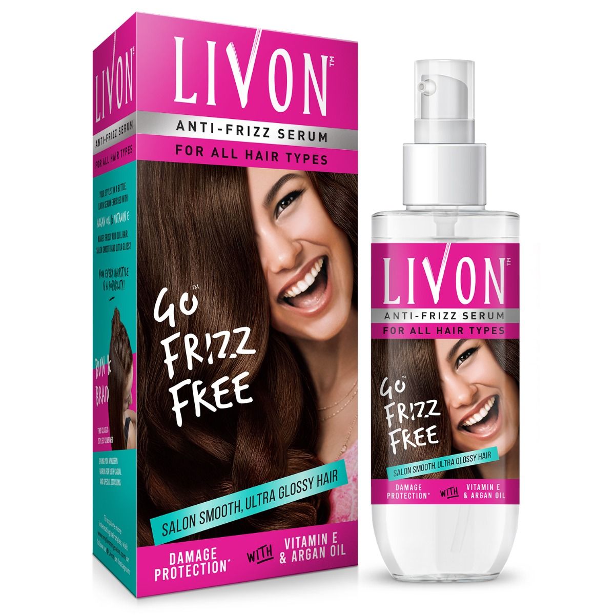 Livon Anti Frizz Hair Serum With Vitamin E  Argan Oil  Chhotu Di Hatti