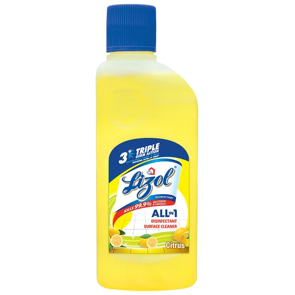 Lizol All in one Disinfectant Surface Cleaner Citrus, 200 ml, Pack of 1