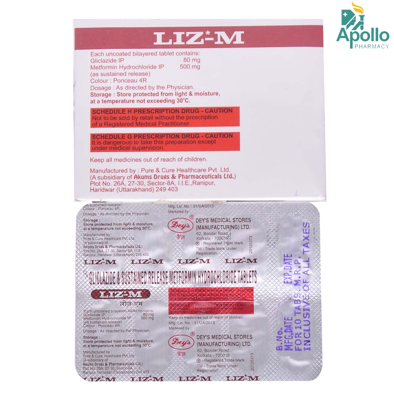 Liz-M Tablet 10's, Pack of 10 TABLETS Liz-M Tablet 10's, Pack of 10 TABLETS