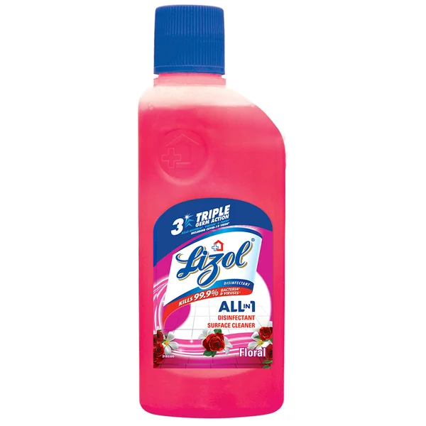 Lizol All in one Disinfectant Surface Cleaner Floral, 200 ml, Pack of 1