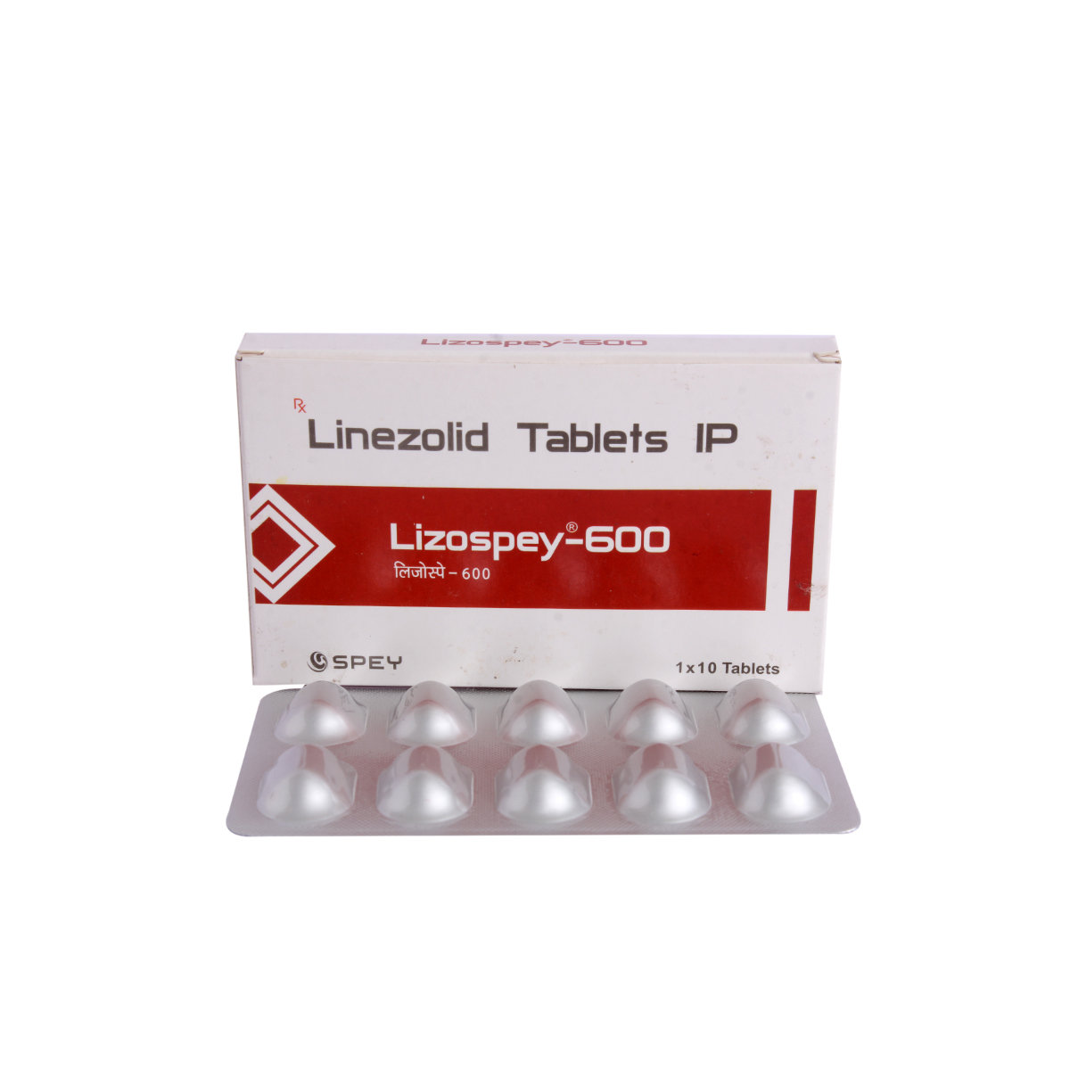Lizospey-600 mg Tablet 10's, Pack of 10 TABLETS Lizospey-600 mg Tablet 10's, Pack of 10 TABLETS