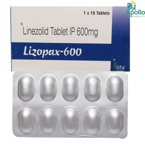 Lizopax-600 mg Tablet 10's