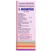 L Montus Oral Suspension 60 ml, Pack of 1 ORAL SUSPENSION