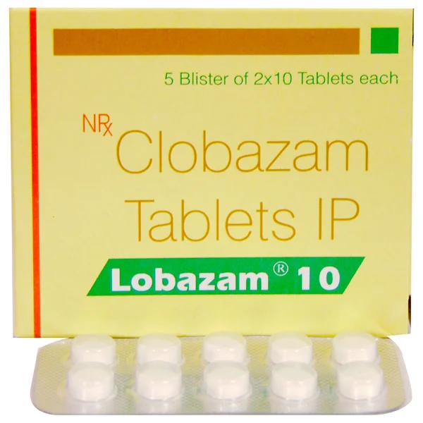 Lobazam 10 Tablet 10's, Pack of 10 TABLETS