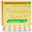 Lobazam 10 Tablet 10's