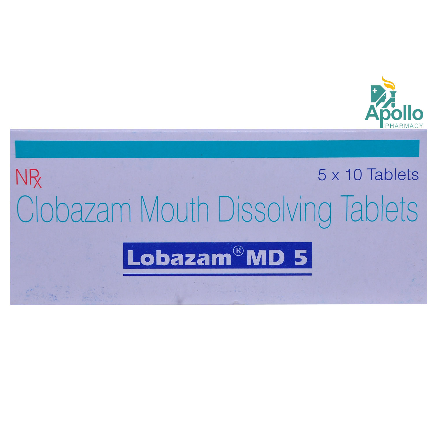 Lobazam MD 5 Tablet 10's, Pack of 10 TABLETS Lobazam MD 5 Tablet 10's, Pack of 10 TABLETS
