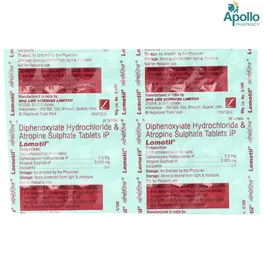 Lomotil Tablet 20's Price, Uses, Side Effects, Composition - Apollo ...