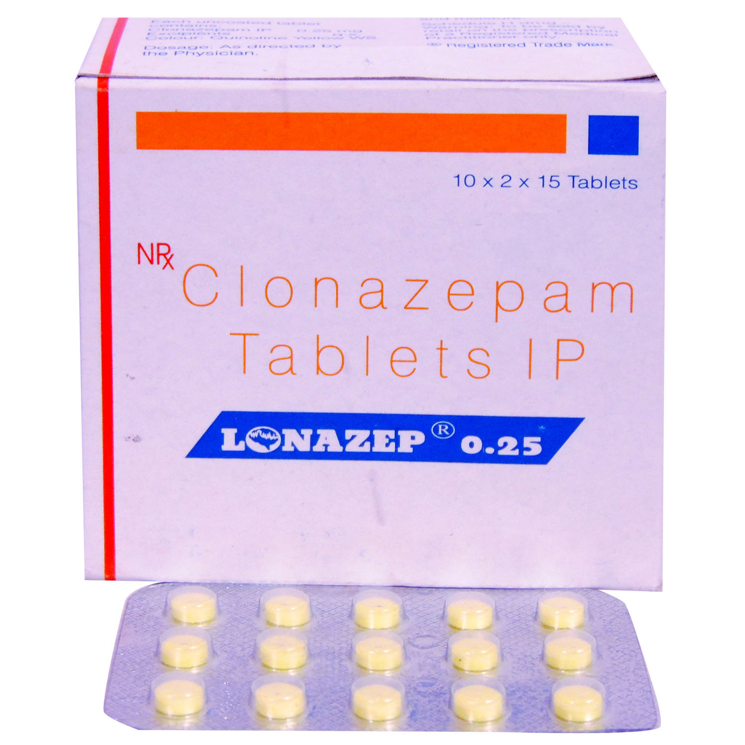 Lonazep 0.25Mg Tablet 15's, Pack of 15 TABLETS Lonazep 0.25Mg Tablet 15's, Pack of 15 TABLETS