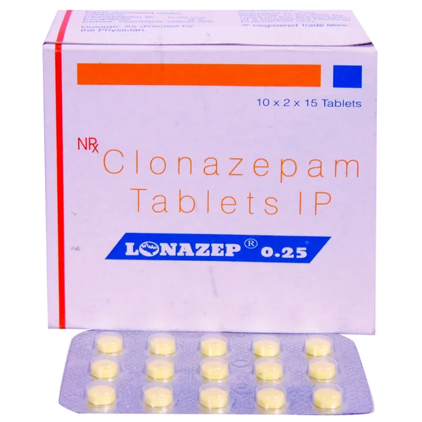 Lonazep 0.25Mg Tablet 15's, Pack of 15 TABLETS