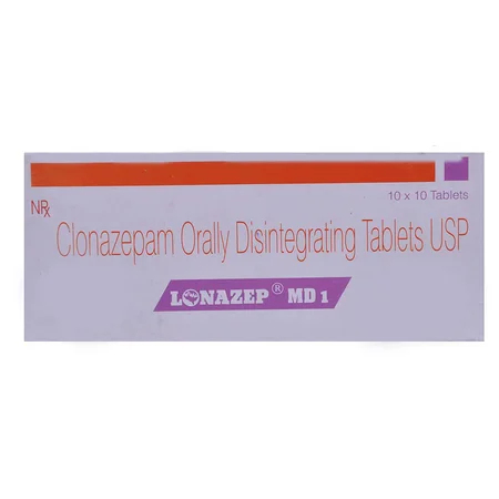 Lonazep MD 1 Tablet 10's