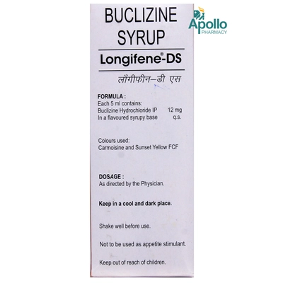 Longifene DS Syrup 200 ml, Pack of 1 Syrup