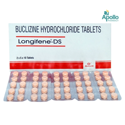 Longifene-DS Tablet 10's, Pack of 10 TABLETS