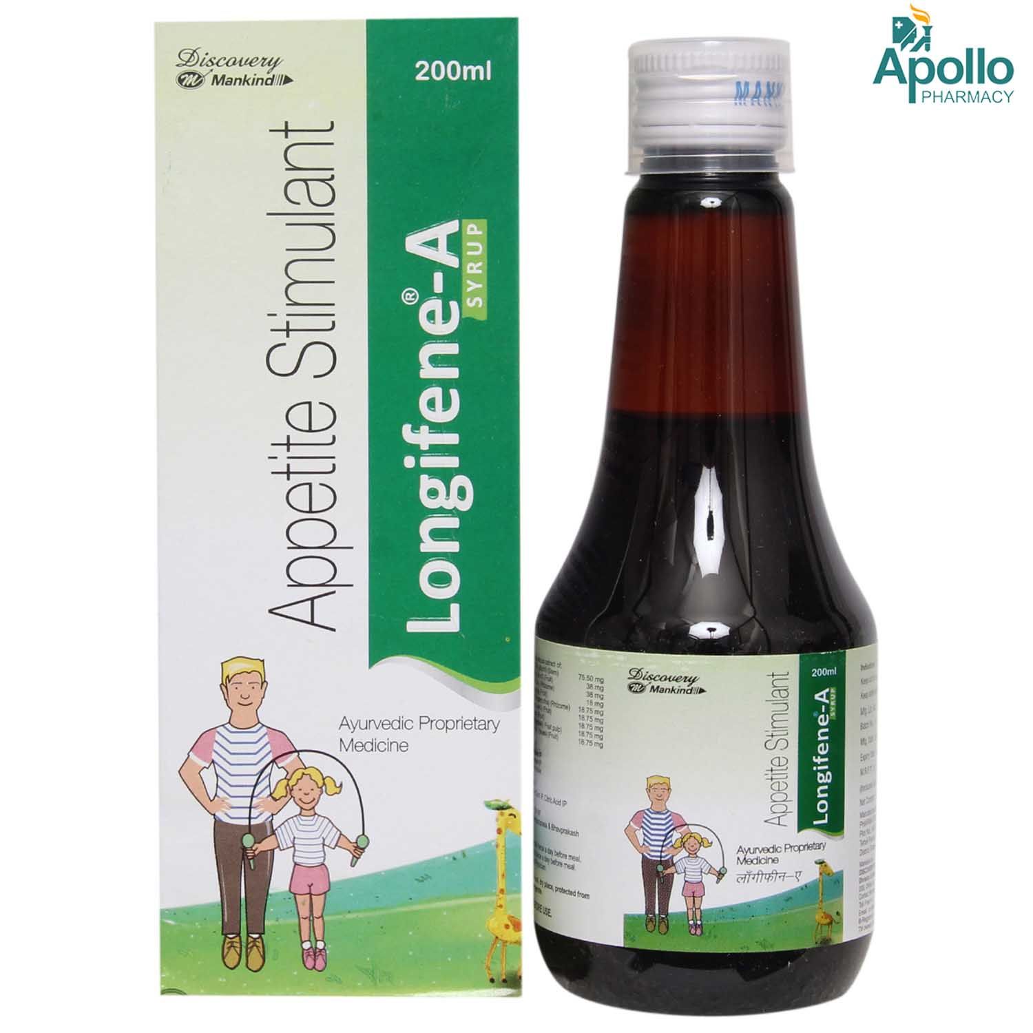 Longifene-A Syrup 200 ml, Pack of 1 SYRUP