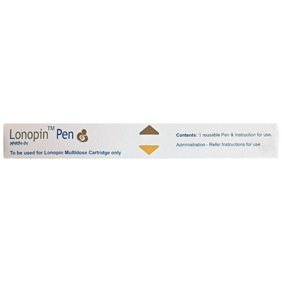 Lonopin 300 mg/ 3 ml Pen 1's, Pack of 1 INJECTION Lonopin 300 mg/ 3 ml Pen 1's, Pack of 1 INJECTION