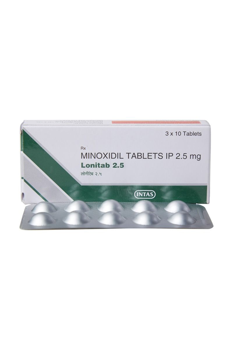Lonitab 2.5 mg Tablet 10's, Pack of 10 TABLETS Lonitab 2.5 mg Tablet 10's, Pack of 10 TABLETS
