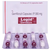 Lopid Capsule 10's, Pack of 10 CAPSULES