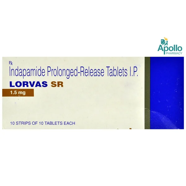 Lorvas SR Tablet 10's, Pack of 10 TabletS