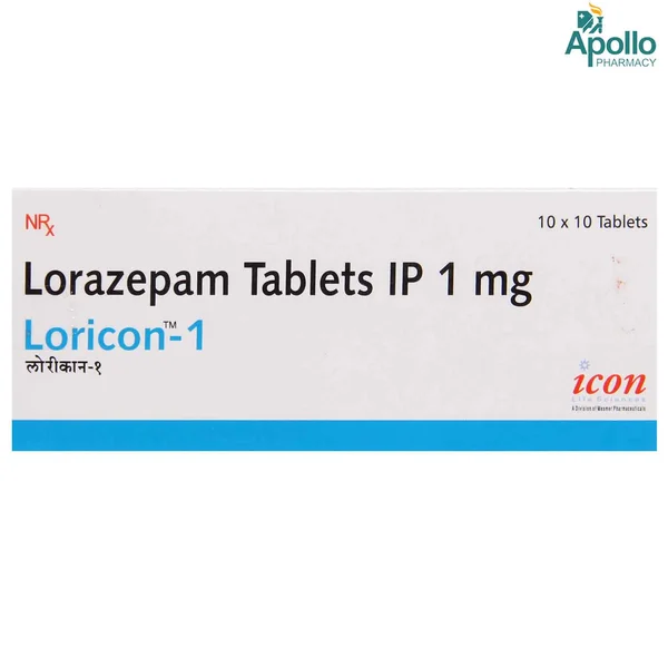 LORICON 1MG TABLET, Pack of 10 TABLETS