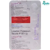 Lorsave 50 Tablet 15's, Pack of 15 TABLETS