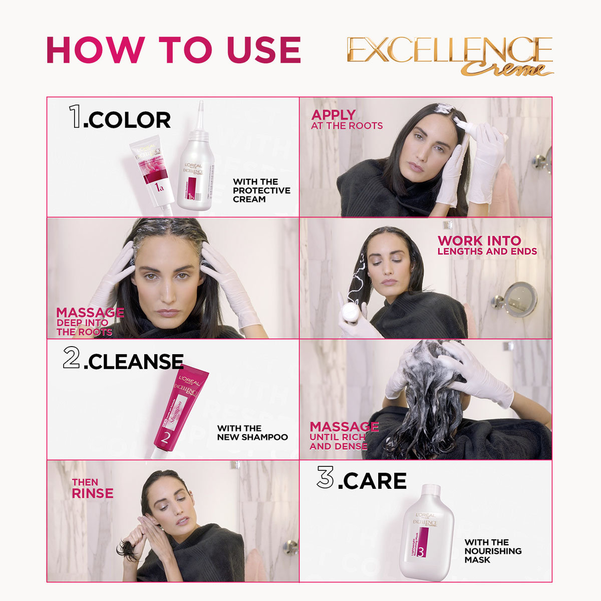 Loreal Paris Excellence Creme Shade - Black(1) Hair Color, 1 Kit, Pack of 1 Loreal Paris Excellence Creme Shade - Black(1) Hair Color, 1 Kit, Pack of 1