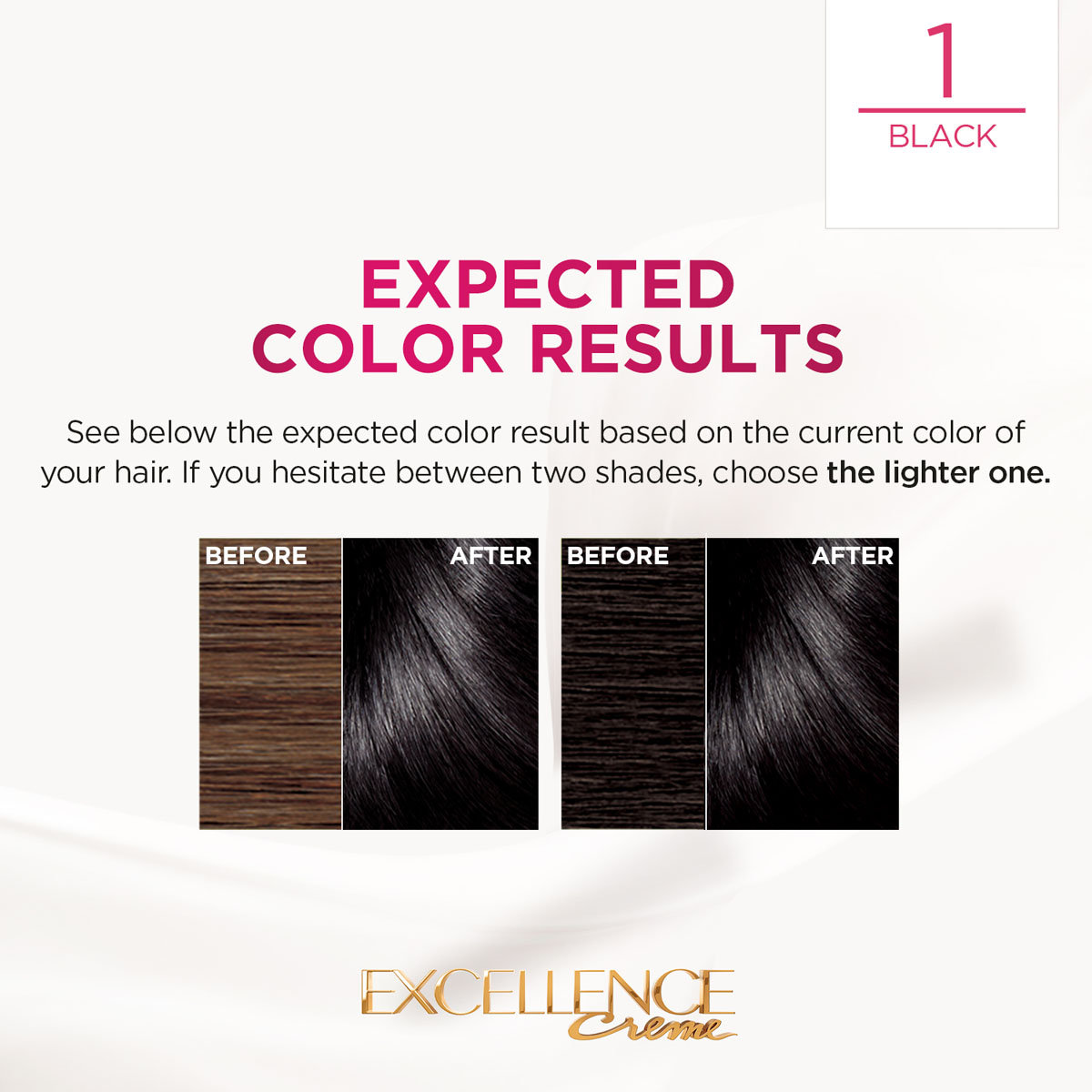 Loreal Paris Excellence Creme Shade - Black(1) Hair Color, 1 Kit, Pack of 1 Loreal Paris Excellence Creme Shade - Black(1) Hair Color, 1 Kit, Pack of 1