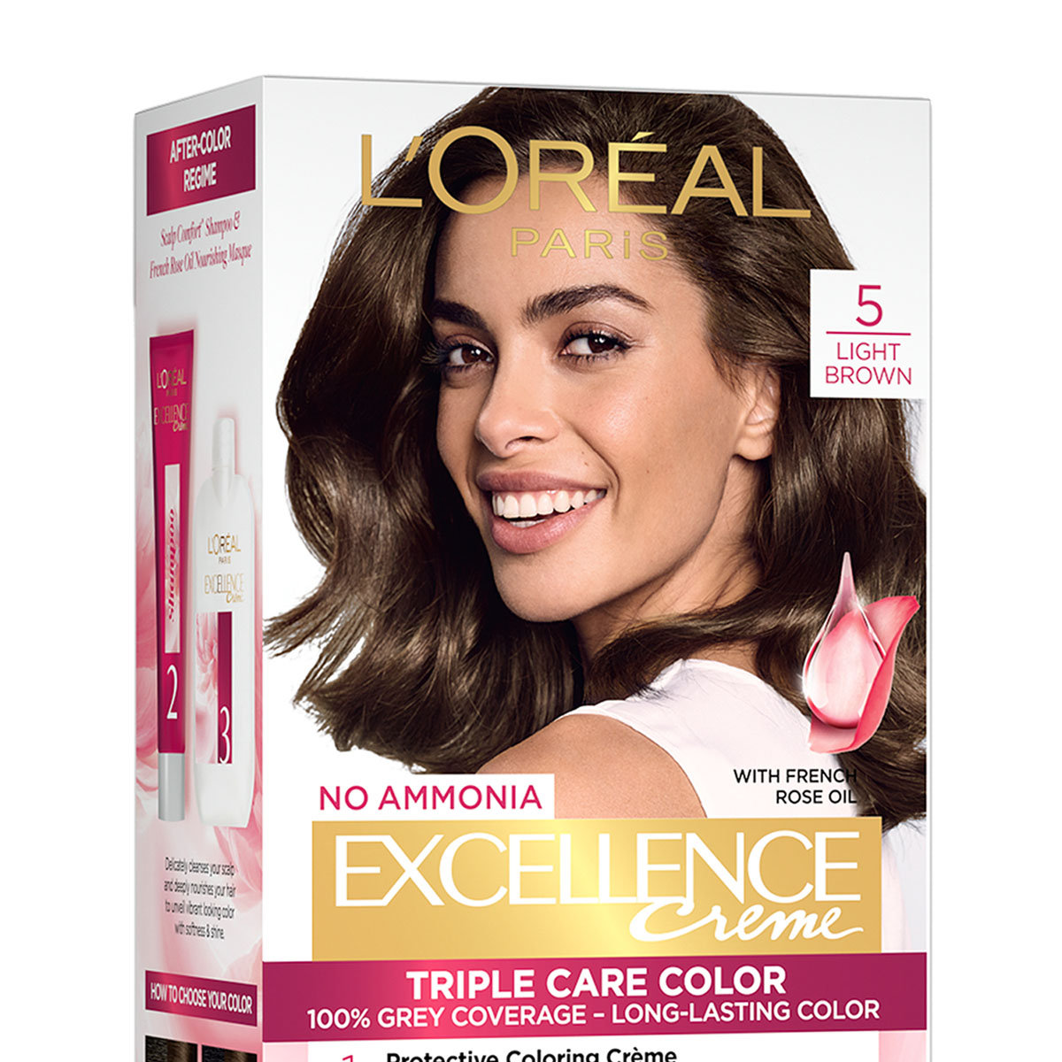 L'Oreal Paris Excellence Light Brown Creme Hair Color, 1 Kit, Pack of 1 L'Oreal Paris Excellence Light Brown Creme Hair Color, 1 Kit, Pack of 1