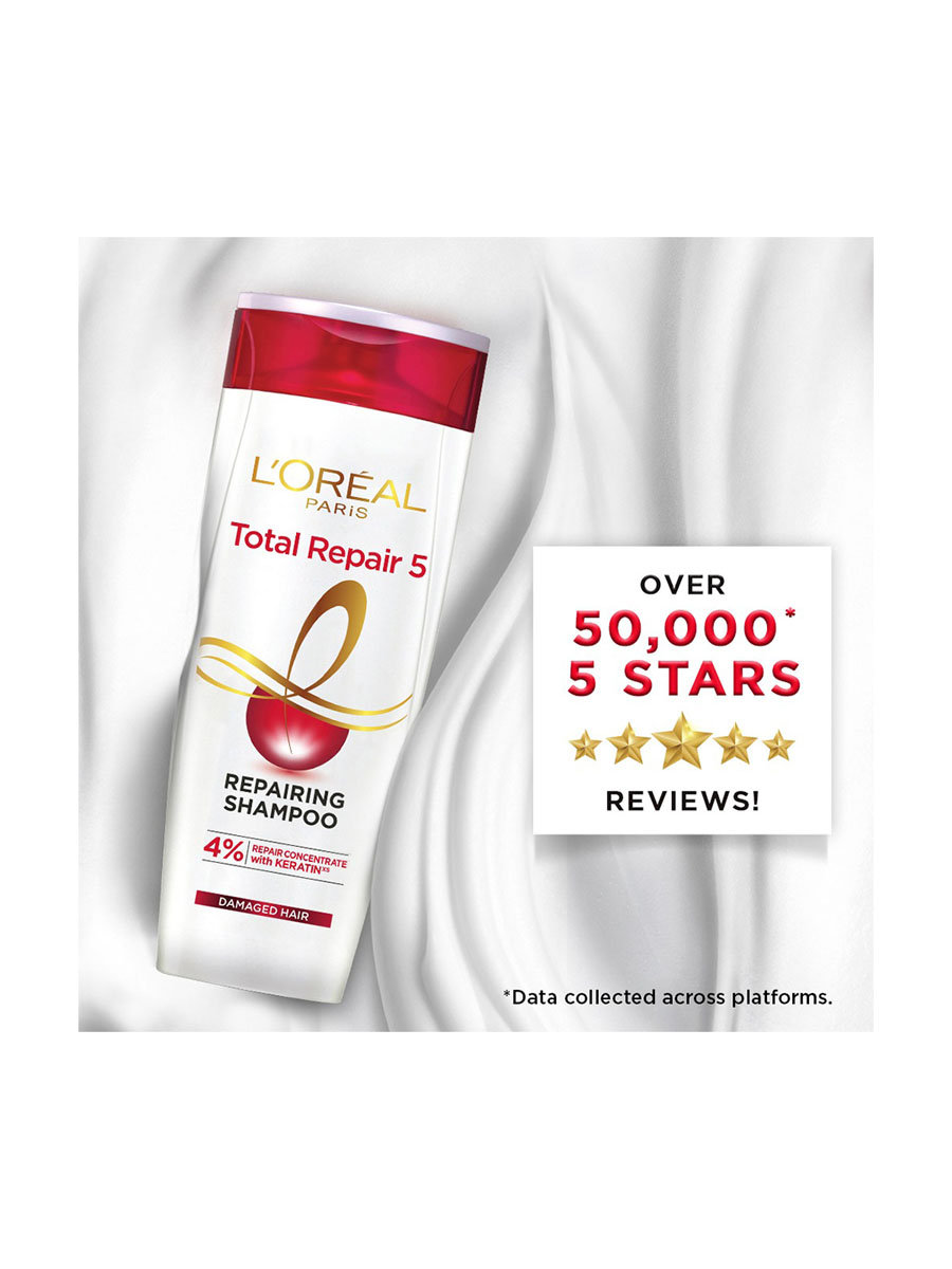 L'Oreal Paris Total Repair 5 Shampoo, 82.5 ml, Pack of 1 L'Oreal Paris Total Repair 5 Shampoo, 82.5 ml, Pack of 1