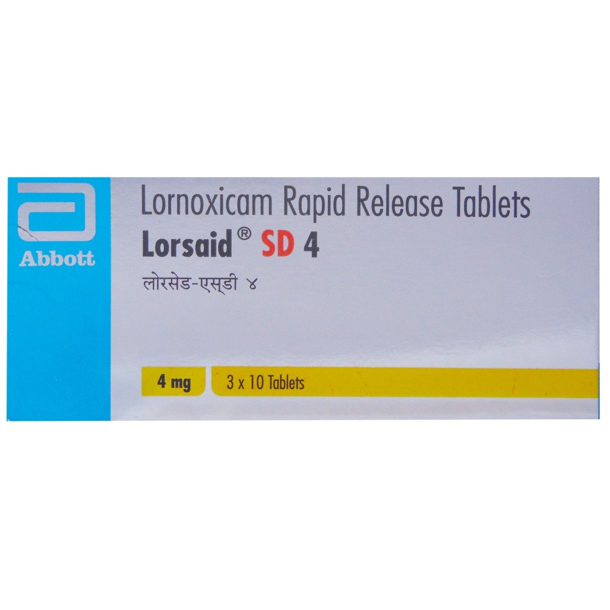 Lorsaid SD 4 Tablet 10's, Pack of 10 TABLETS Lorsaid SD 4 Tablet 10's, Pack of 10 TABLETS