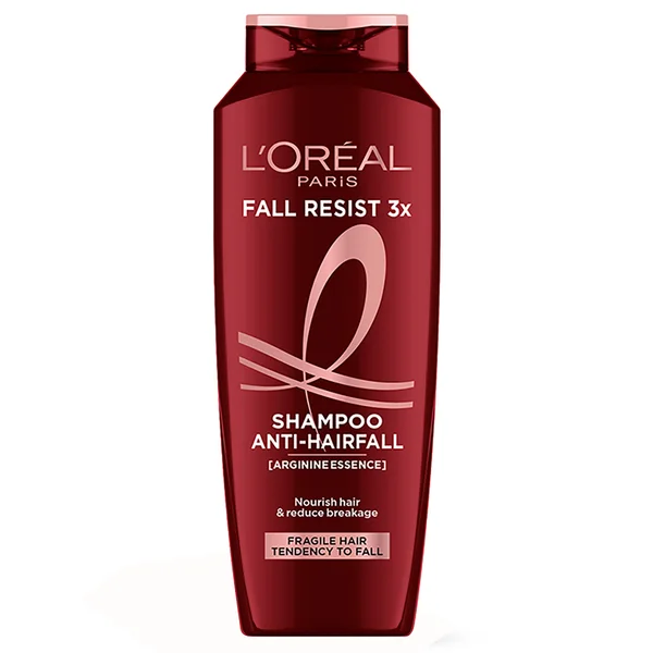 L'Oreal Paris Fall Resist 3X Anti-Hairfall Shampoo, 180 ml, Pack of 1