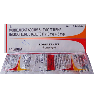 Lorfast MT Tablet 10's, Pack of 10 TabletS