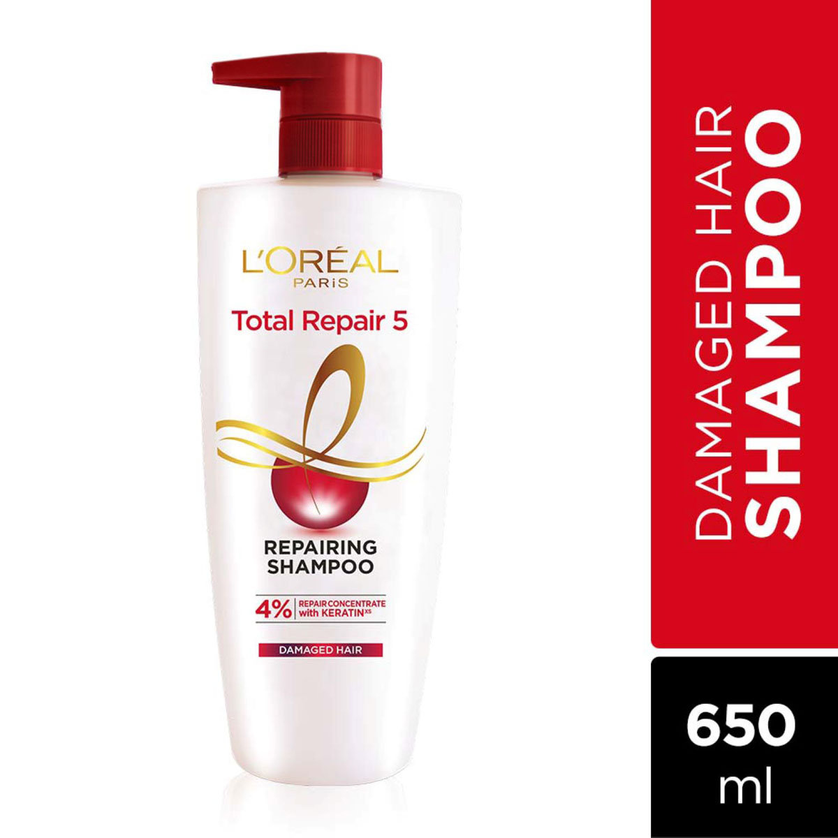 L'Oreal Paris Total Repair 5 Shampoo, 650 ml, Pack of 1 L'Oreal Paris Total Repair 5 Shampoo, 650 ml, Pack of 1