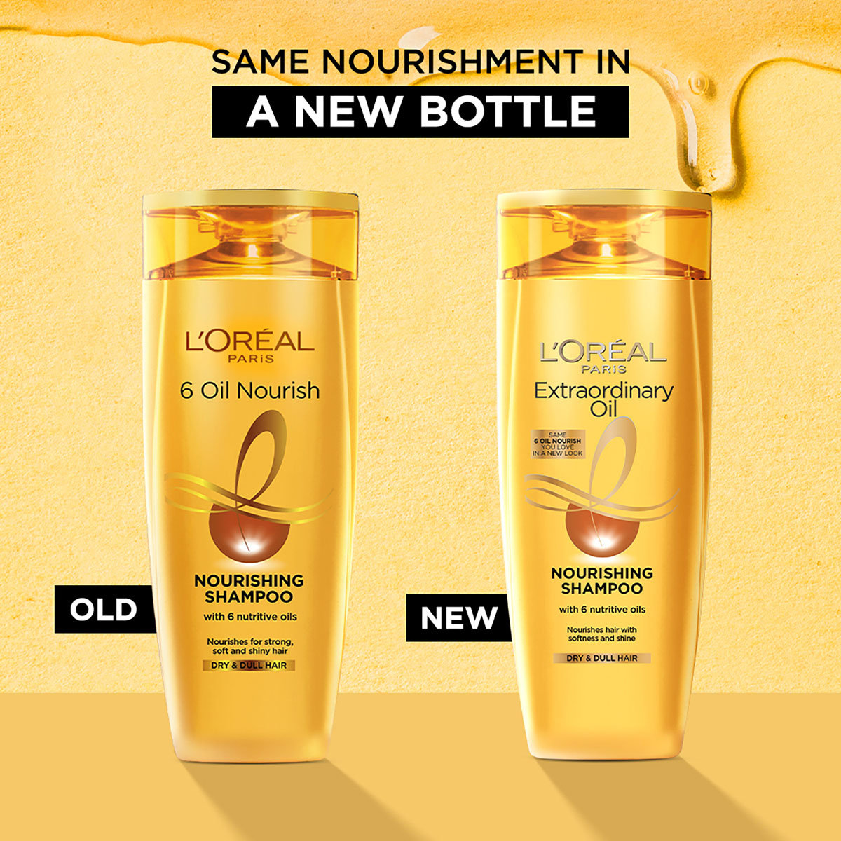 L'Oreal Paris 6 Oil Nourish Shampoo, 192.5ml, Pack of 1 L'Oreal Paris 6 Oil Nourish Shampoo, 192.5ml, Pack of 1