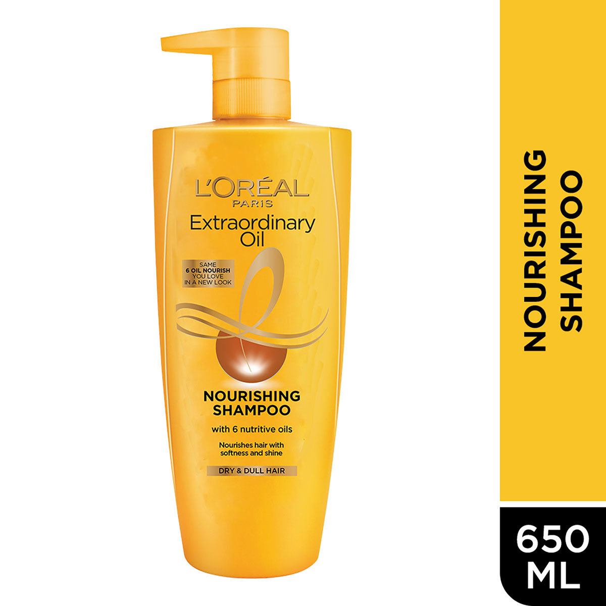 L'Oreal Paris 6 Oil Nourish Shampoo, 650 ml, Pack of 1 L'Oreal Paris 6 Oil Nourish Shampoo, 650 ml, Pack of 1