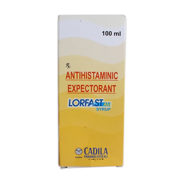 Lorfast AM Syrup 100 ml, Pack of 1