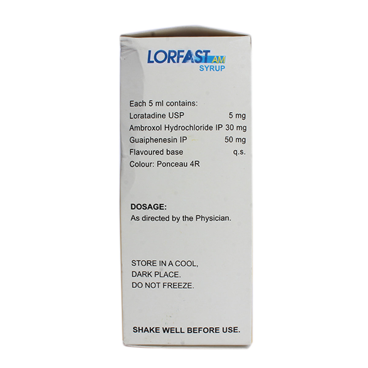 Lorfast AM Syrup 100 ml, Pack of 1 Lorfast AM Syrup 100 ml, Pack of 1