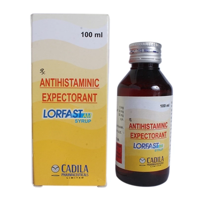 Lorfast AM Syrup 100 ml, Pack of 1 Syrup