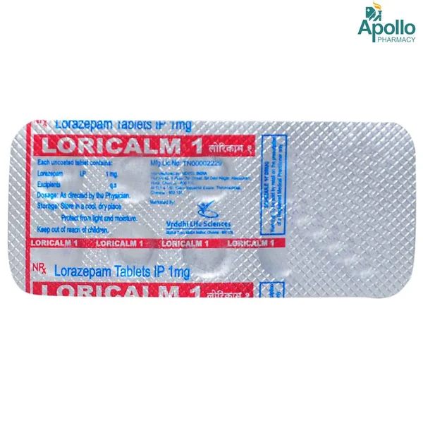 LORICALM 1MG TABLET 10'S