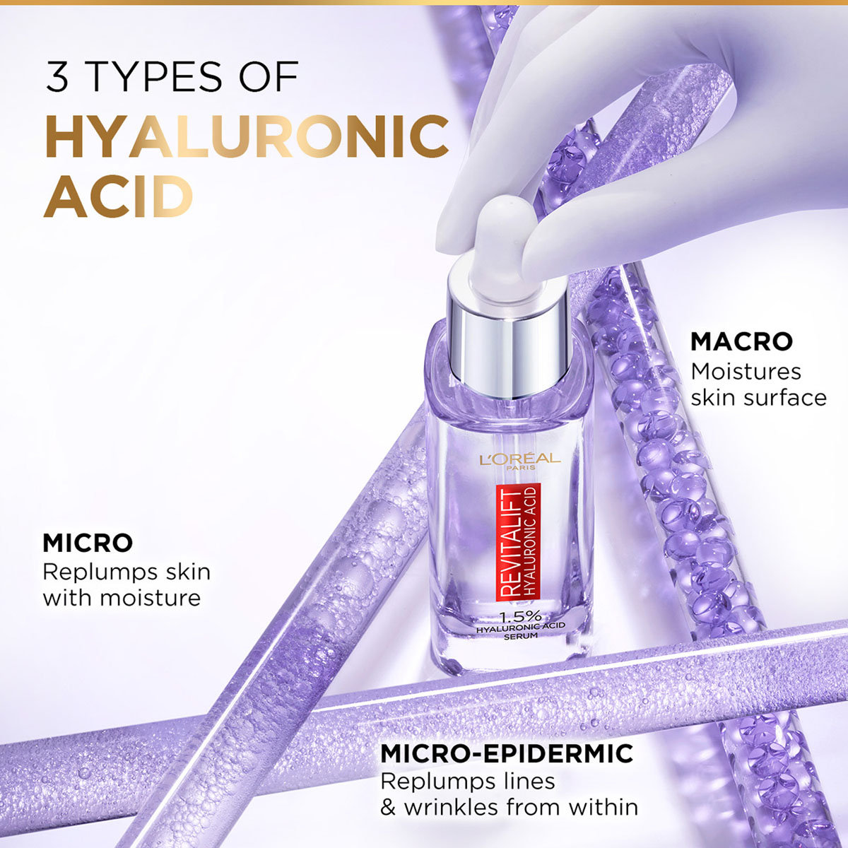Loreal Paris Revitalift 1.5% Hyaluronic Acid Face Serum, 15 ml, Pack of 1 Loreal Paris Revitalift 1.5% Hyaluronic Acid Face Serum, 15 ml, Pack of 1