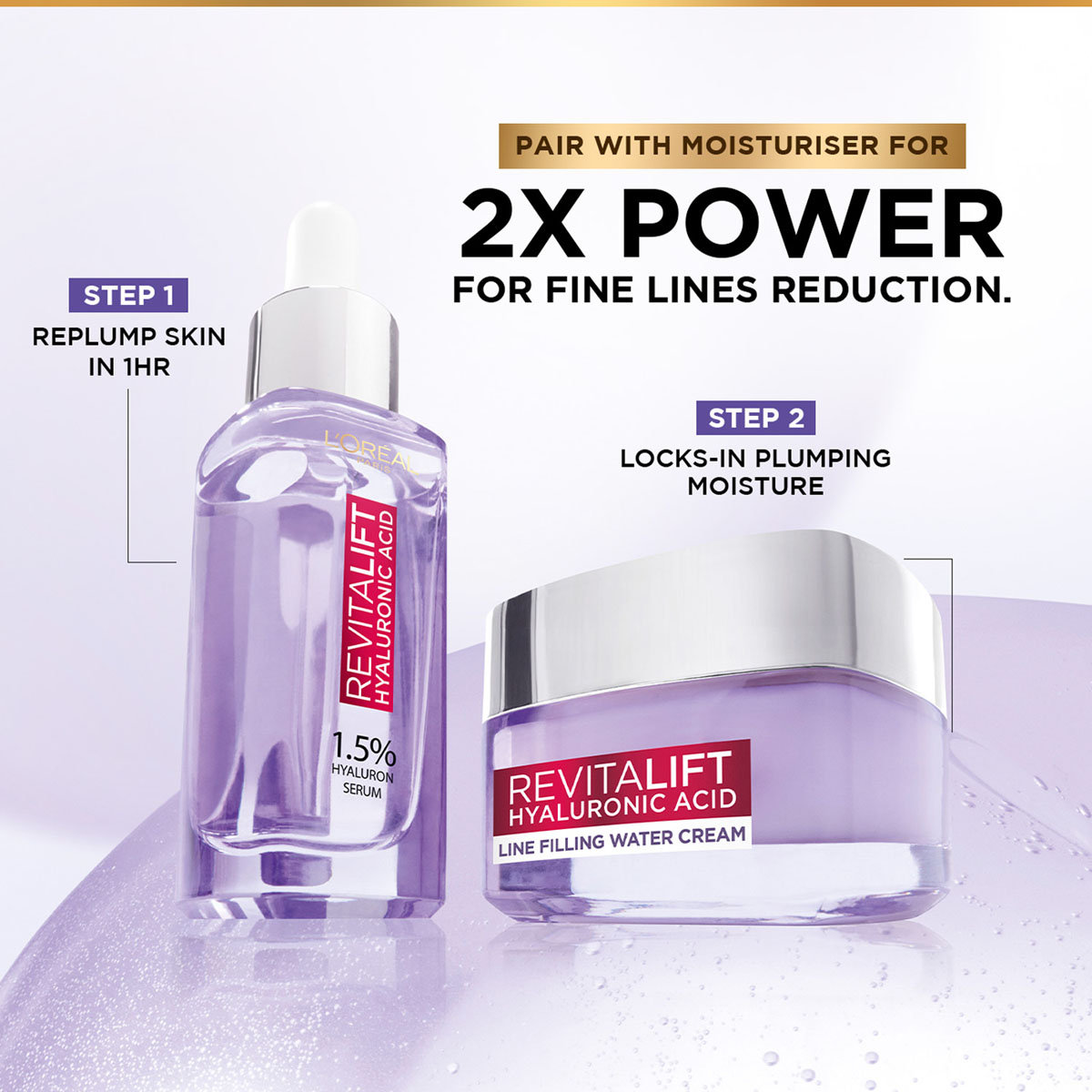L'Oreal Paris Revitalift 1.5% Hyaluronic Serum, 30 ml, Pack of 1 L'Oreal Paris Revitalift 1.5% Hyaluronic Serum, 30 ml, Pack of 1