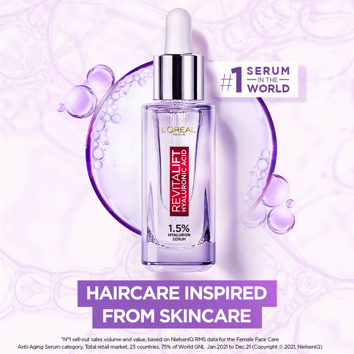 L'Oreal Paris Hyaluron Moisture 72H Moisture Filling Shampoo, 82.5 ml, Pack of 1 L'Oreal Paris Hyaluron Moisture 72H Moisture Filling Shampoo, 82.5 ml, Pack of 1