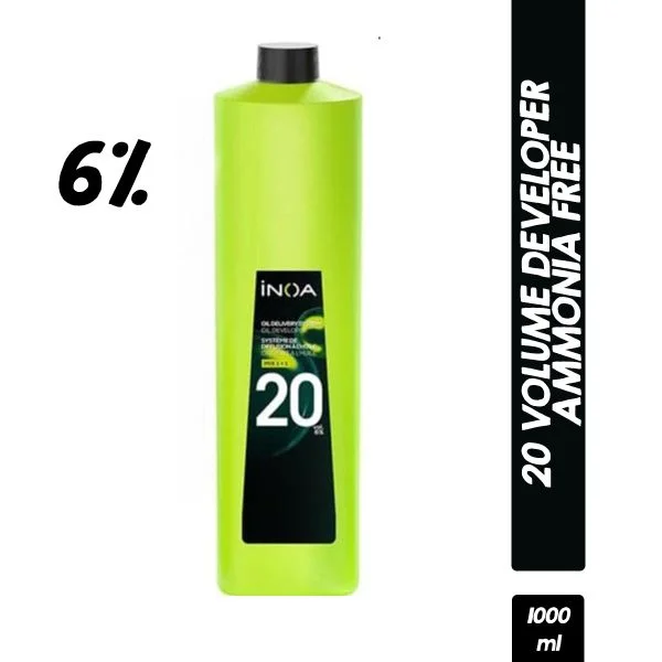 Loreal Inoa Oxydant Riche 20 Vol 6%, 1000 ml, Pack of 1