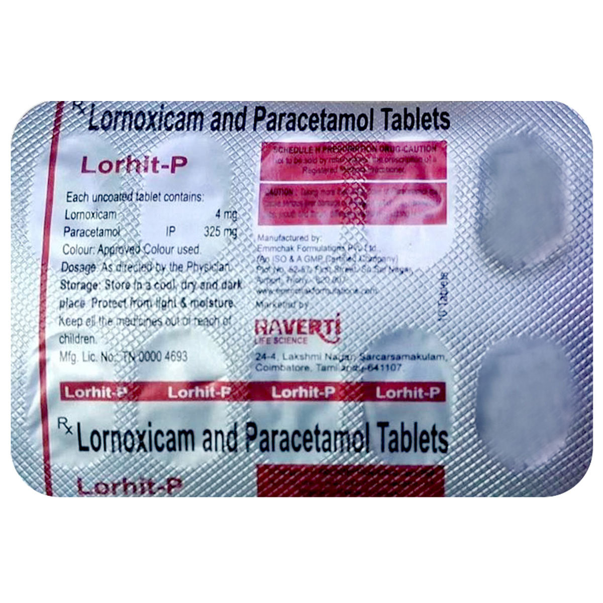 Lorhit-P Tablet 10's, Pack of 10 Lorhit-P Tablet 10's, Pack of 10