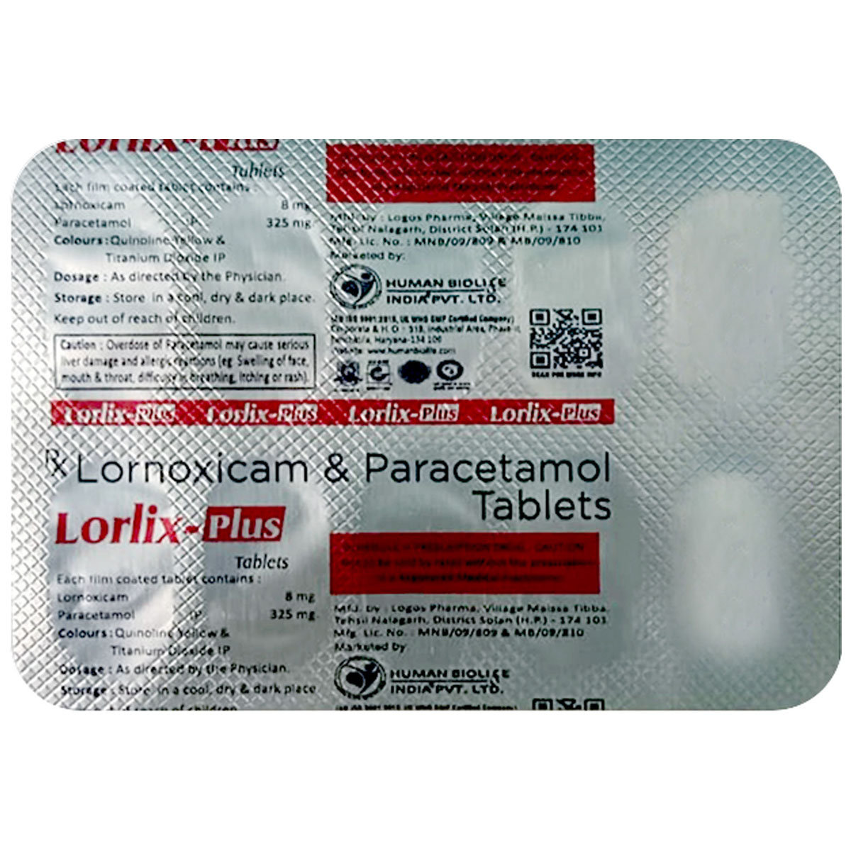 Lorlix-Plus Tablet 10's, Pack of 10 Lorlix-Plus Tablet 10's, Pack of 10