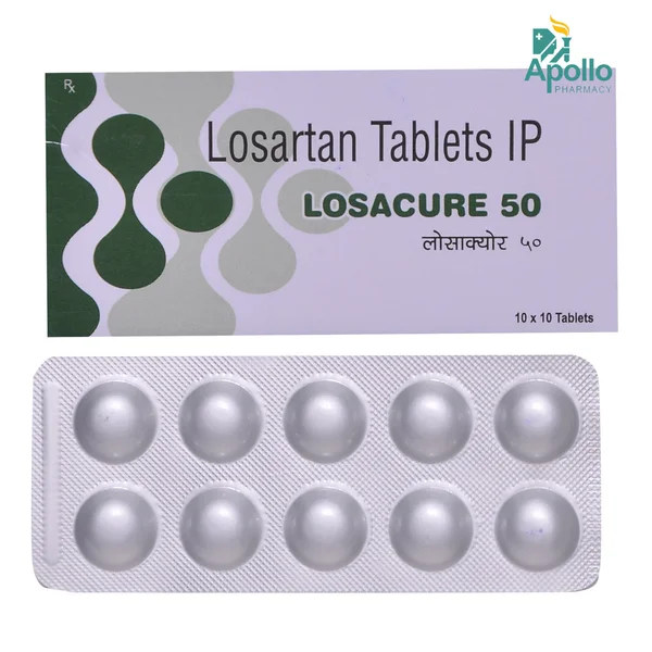 Losacure 50 Tablet 10's