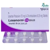 Losanorm-CH 25 mg/6.25 mg Tablet 10's, Pack of 10 TabletS