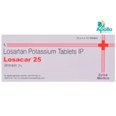 Losacar 25 Tablet 15's, Pack of 15 TabletS
