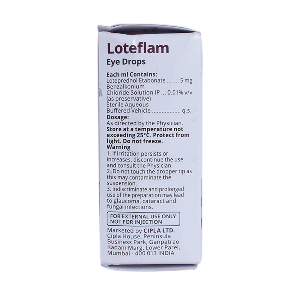 Loteflam Eye Drop 5 ml, Pack of 1 EYE DROPS Loteflam Eye Drop 5 ml, Pack of 1 EYE DROPS